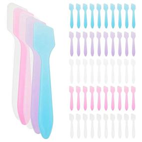 img 4 attached to Spatula Makeup Cosmetic Spatulas Colors