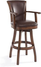 img 3 attached to Armen Living LCRABAARKACH26 Barstool Chestnut