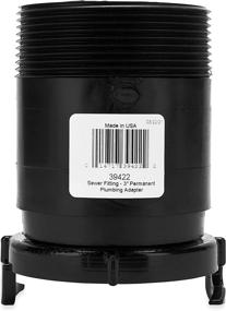 img 1 attached to 🚽 Camco 39422 - Durable 3" Permanent Plumbing Adapter Sewer Fitting for Efficient Plumbing Connections