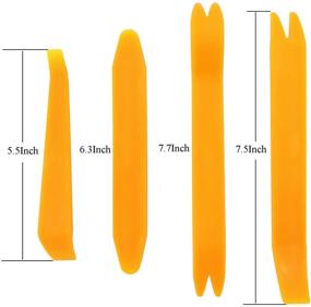 img 2 attached to 🛠️ ZMZILM Automotive Trim Removal Tool Kit for Car Panel, Dash, Radio Installation and Removal.