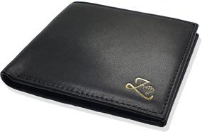 img 4 attached to Get Organized in Style with Zofiny's Genuine Nappa Leather Men's Wallet