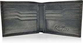 img 3 attached to Get Organized in Style with Zofiny's Genuine Nappa Leather Men's Wallet