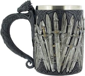 img 1 attached to 🍺 Legends Thrones Tankard by Pacific Giftware