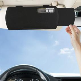 img 3 attached to 🚗 WANPOOL Car Visor Sunshade Extender: Ultimate Anti-Glare Solution for Drivers & Front Seat Passengers