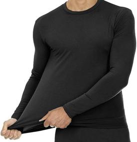 img 1 attached to 🧥 9M Men's Ultra Soft Thermal Underwear Base Layer Long Johns Set with Cozy Fleece Lining