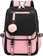 teenage backpack students bookbag outdoor logo