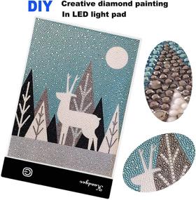 img 3 attached to 🎁 Hundyer A5 LED Light Pad: Three-Level Dimming for Diamond Painting, Writing, and Tracing - Ideal Gift for Kids
