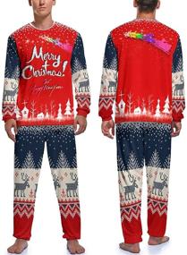 img 2 attached to 🎄 Cozy Christmas: Matching Household Sleepwear Collection