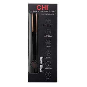 img 3 attached to 💁 CHI Professional 1-Inch Ceramic Tourmaline Hairstyling Flat Iron - Achieve Perfectly Smooth and Shiny Hair