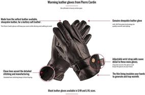 img 3 attached to 🧤 Pierre Cardin Leather Glove Holder
