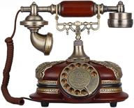 vintage telpal rotary dial button desk telephone: vintage style home decor for your living room logo