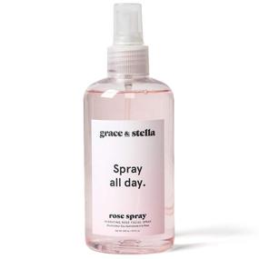 img 3 attached to 🌹 Grace and Stella Rose Water Facial Spray (240ml) - Vegan Rose Water Spray For Face - Rose Spray Facial Mist - Rosewater Spray Toner Hydrosol