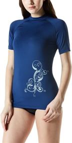 img 4 attached to TSLA Womens Sleeve Shirts Swimsuit Women's Clothing for Swimsuits & Cover Ups