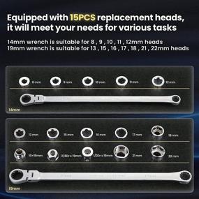 img 2 attached to Anbull Flex Head Ratcheting Vanadium Replacement