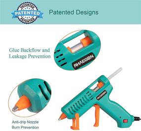 img 2 attached to Rhaegon 60W Hot Glue Gun: No-Drips, Leak-Free with 90pcs Glue Sticks - Ideal for Home Repair, DIY Crafts, Festival Decorations, and Gifts