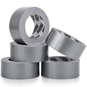 img 4 attached to 🔧 Heavy Duty Silver Duct Tape - 5 Roll Pack - 30 Yards x 2 Inches - Strong, Flexible, No Residue, All-Weather and Tear by Hand - Bulk Value for DIY Repairs, Industrial & Professional Use