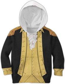 img 2 attached to SPCOSPLAY Fashion Historical Washington Sweatshirts Boys' Clothing in Fashion Hoodies & Sweatshirts