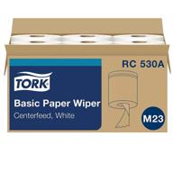 🧻 tork universal rc530 centerfeed paper hand towel roll: 2-ply quality for versatile use logo