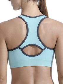 img 2 attached to FITTIN Racerback Sports Bras Pack Women's Clothing