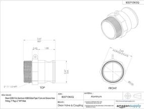 img 1 attached to Dixon G200 F AL Aluminum Global Fitting