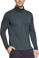 baleaf turtleneck shirts thermal stretchy logo