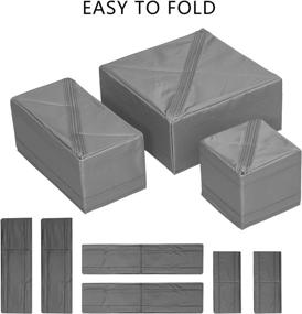 img 2 attached to Органайзер Складные контейнеры Нижнее белье Одежда
