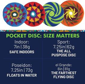 img 1 attached to 🌼 MayaFlya Buena ONDA Pocket Disc - Incredible Flex Frisbee, Dog Toy, Top Gifts for Kids and Adults, Ultimate Sports Game, Extremely Enjoyable Indoor Play and Outdoor Activities