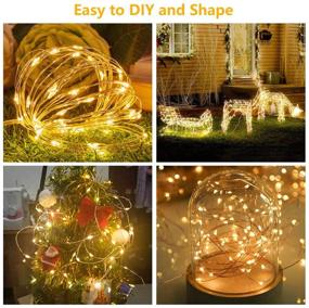 img 1 attached to 300 LED Christmas Curtain String Fairy Backdrop Lights – 9.8x9.8 FT, USB Powered, 8 Lighting Modes, Twinkle String Lights with Remote Control – Ideal for Bedroom, Indoor, Outdoor, Garden Wedding, Party, Décor