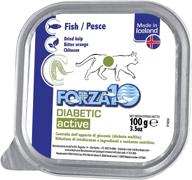 forza10 wet diabetic cat food: fish flavor canned support for adult cats with diabetes (32 pack case) logo