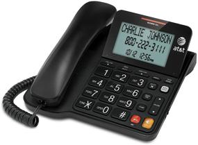 img 1 attached to 📞 AT&T CL2940 Corded Phone with Speakerphone, Extra-Large Tilt Display and Buttons, Caller ID and Call Waiting, Audio Assist – Black