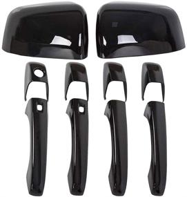 img 2 attached to 🚘 SporTech Mirror Covers + Upgraded Door Handle Covers - Fits 2011-2021 J-eep Grand Cherokee & D-odge Durango