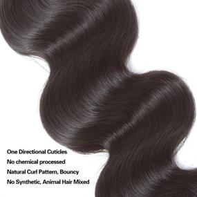 img 1 attached to Closure Unprocessed Brazilian Closures Density Hair Care