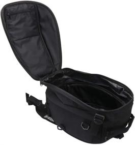 img 2 attached to Motorcycle Seat Tail Bag Backpack Dual Use Motorcycle Waterproof Helmet Bag