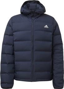 img 1 attached to 🧥 adidas Men's Helionic Down Jacket with Hood