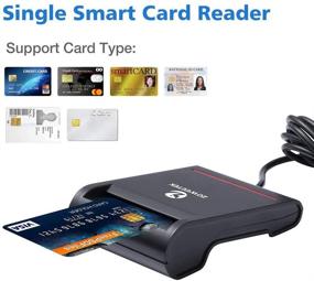 img 2 attached to 💻 Military CAC Card Reader: Secure, Versatile Smart Card Reader for Windows, Mac OS, and Linux