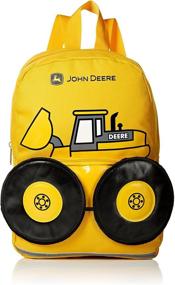 img 3 attached to Детский рюкзак John Deere желтого цвета