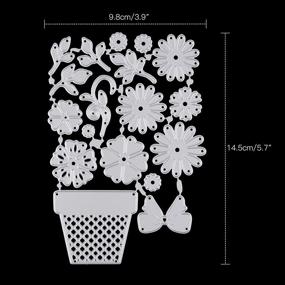 img 1 attached to 🌸 Metal Flower Cutting Dies, Stencil for DIY Paper Art Craft, Scrapbooking, Embossing, Photo Album Decoration