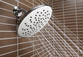 img 2 attached to 🚿 Moen S6360 Rainshower Showerhead with Immersion Tech: 8" Single-Function, Chrome, 2.5 GPM Flow Rate