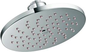 img 4 attached to 🚿 Moen S6360 Rainshower Showerhead with Immersion Tech: 8" Single-Function, Chrome, 2.5 GPM Flow Rate