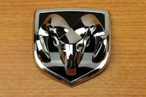 img 3 attached to 🐏 Dodge Ram 1500 2500 3500 Ram's Head Grille Emblem Badge - Mopar OEM