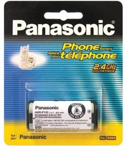 img 2 attached to 🔋 Panasonic HHR-P105A: High-Performance 2.4V Ni-MH Rechargeable Battery for Cordless Telephones