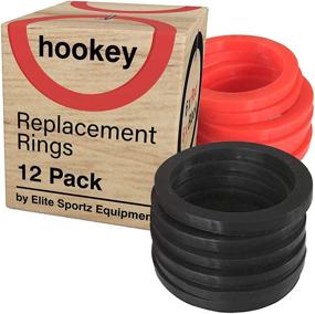 img 4 attached to Additional Elite Sportz Giant Hookey Replacement Rings - 12 Extra Rings, 6 Red and 6 Black, for Elite Giant 20 inches Hookey Toss Game