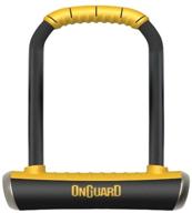 onguard pitbull u lock black 9 06 inch logo