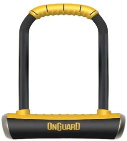 img 1 attached to OnGuard Pitbull U Lock Black 9 06 Inch