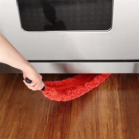 img 1 attached to 🧹 Efficient Cleaning with OXO Good Grips Under Appliance Microfiber Duster - 4" x 1/2" x 33-1/2"h