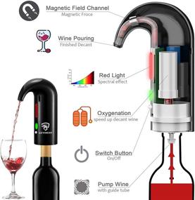 img 3 attached to LEVINCHY Electric Wine Aerator Pourer: One-Touch Oxidizer & Dispenser