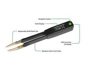 img 2 attached to LCR Research Elite2 10KHz Accuracy Tweezers