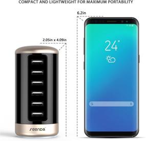 img 1 attached to Многозарядное зарядное устройство для USB с идентификацией на стену