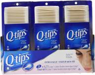 💯 3-pack of q-tips cotton swabs - 625 ct: value & quality combined logo