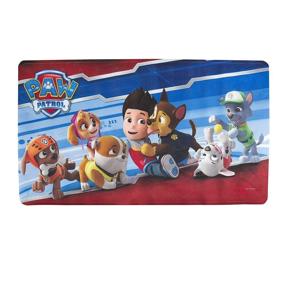 img 2 attached to 🐾 Улучшите свою ванную комнату с декоративным ковриком для ванны Nickelodeon Paw Patrol